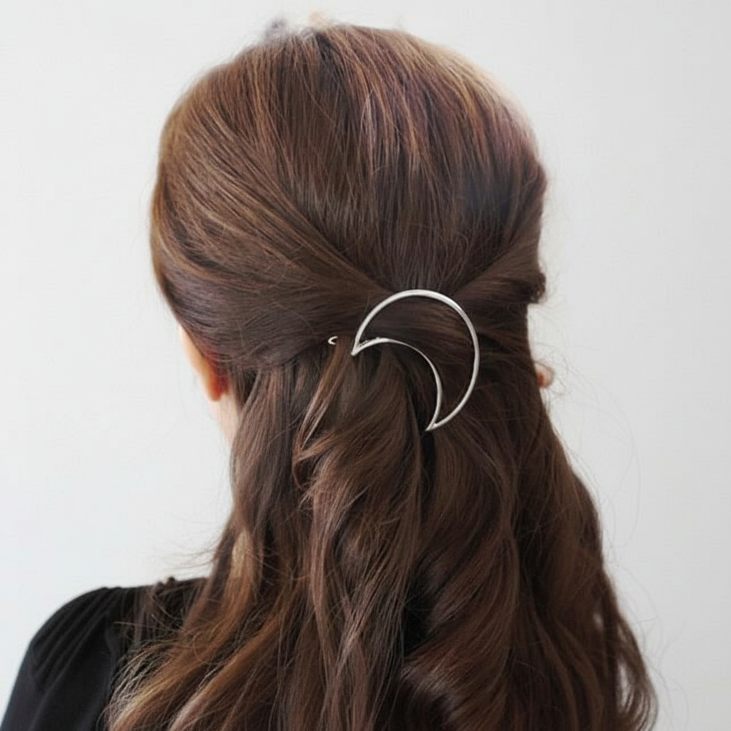 Geometrische Haarspange - MoonClip 