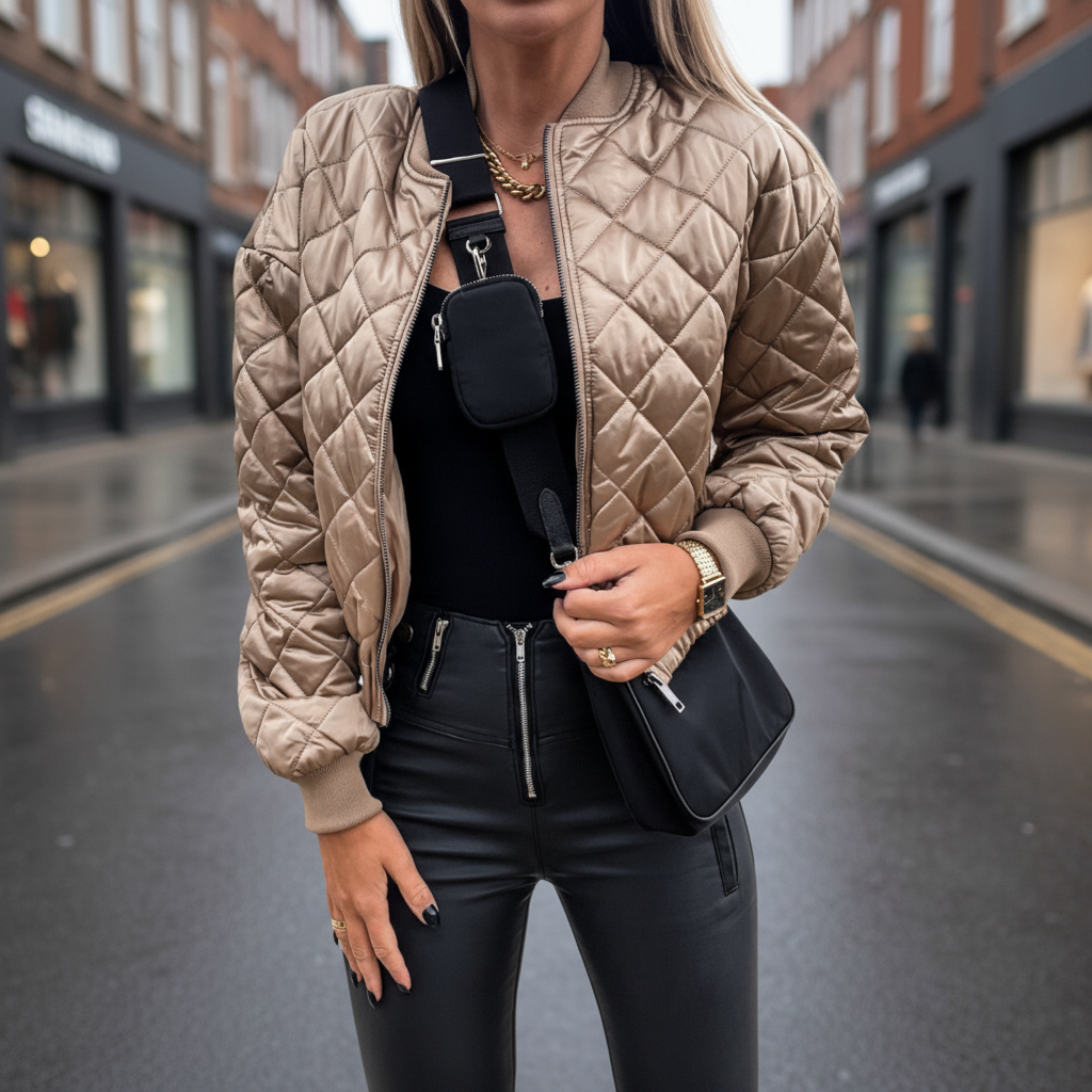 Gepolsterte Bomberjacke - Carla