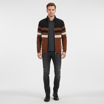 Gestreiftes Strickpullover - Karl