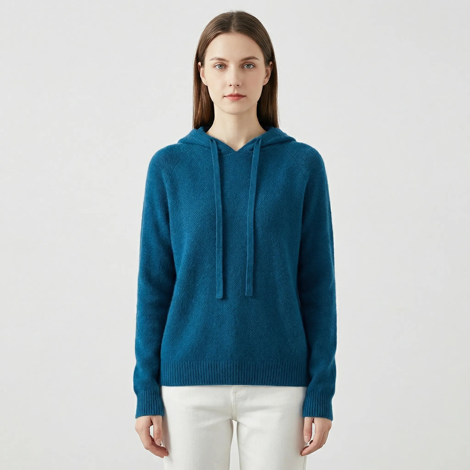 Gestrickter Kapuzenpullover Mit Weicher Struktur - Angie
