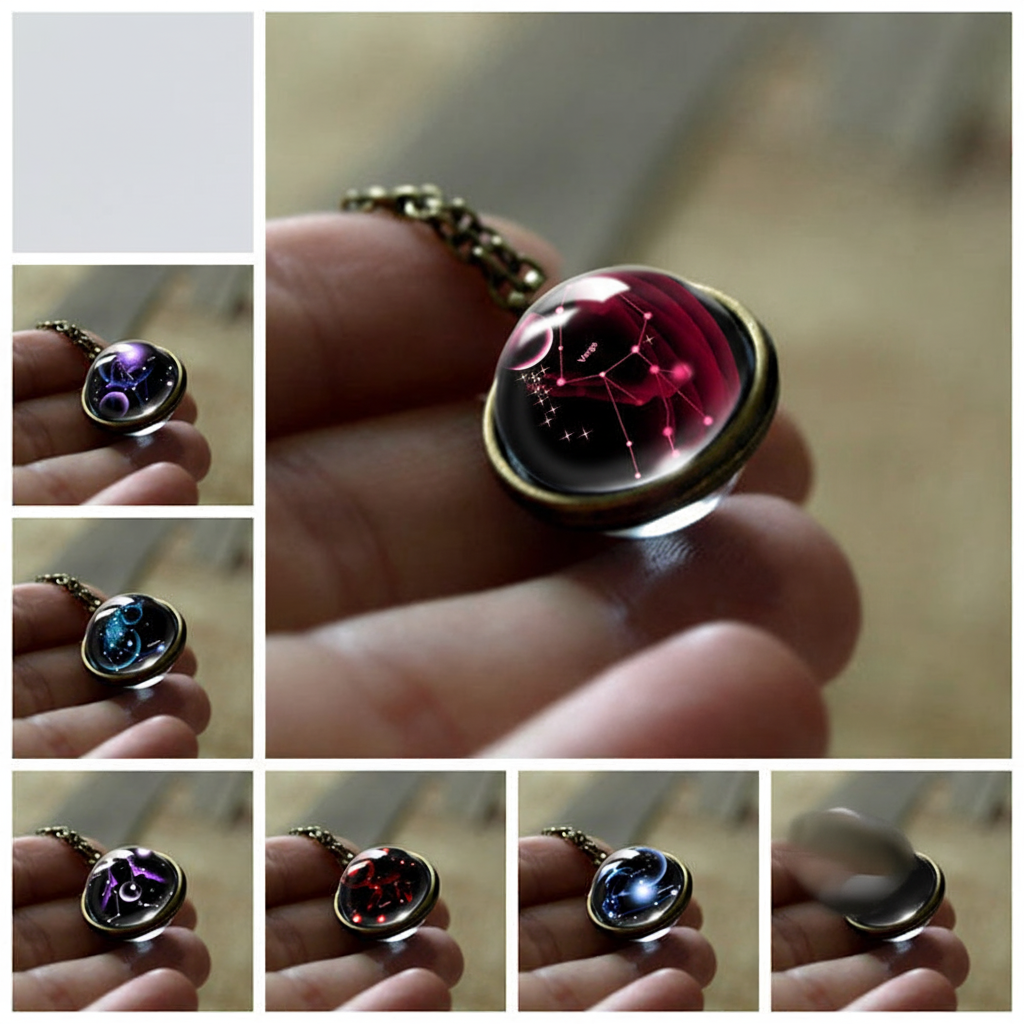 Glasanhänger Mit Sternzeichen - StarJewelry 