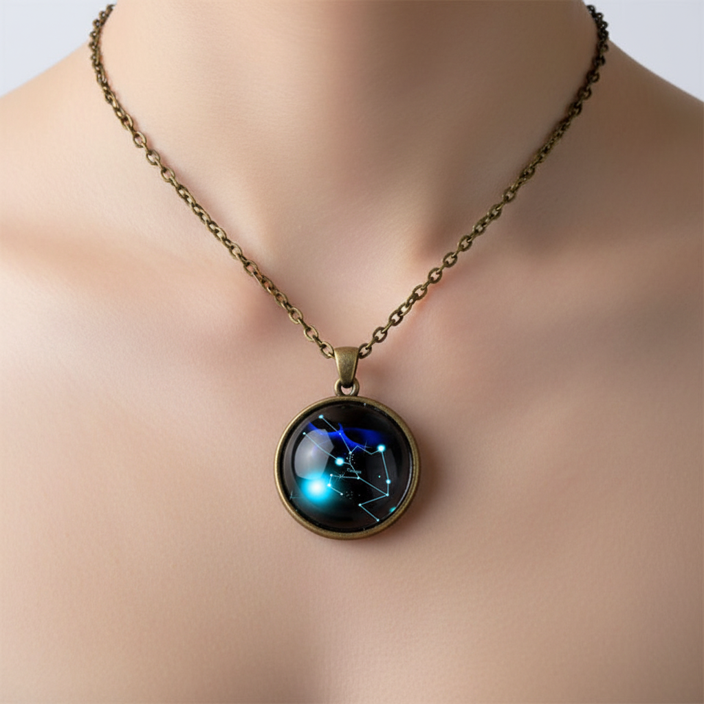 Glasanhänger Mit Sternzeichen - StarJewelry 