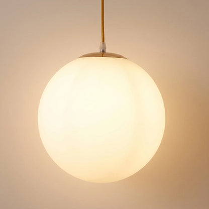 Globe Milk-Glass Pendant Light -  Globivo
