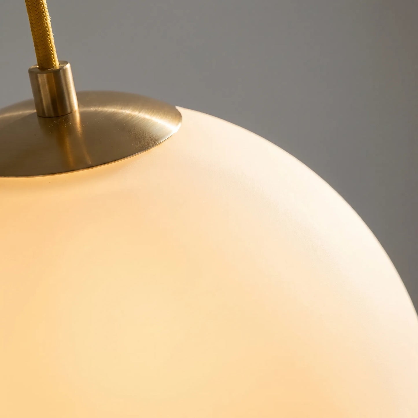 Globe Milk-Glass Pendant Light -  Globivo