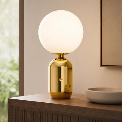 Globe Shade Decorative Table Lamp -  Ovalux