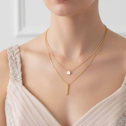 Goldene Halskette - ShineNeck 