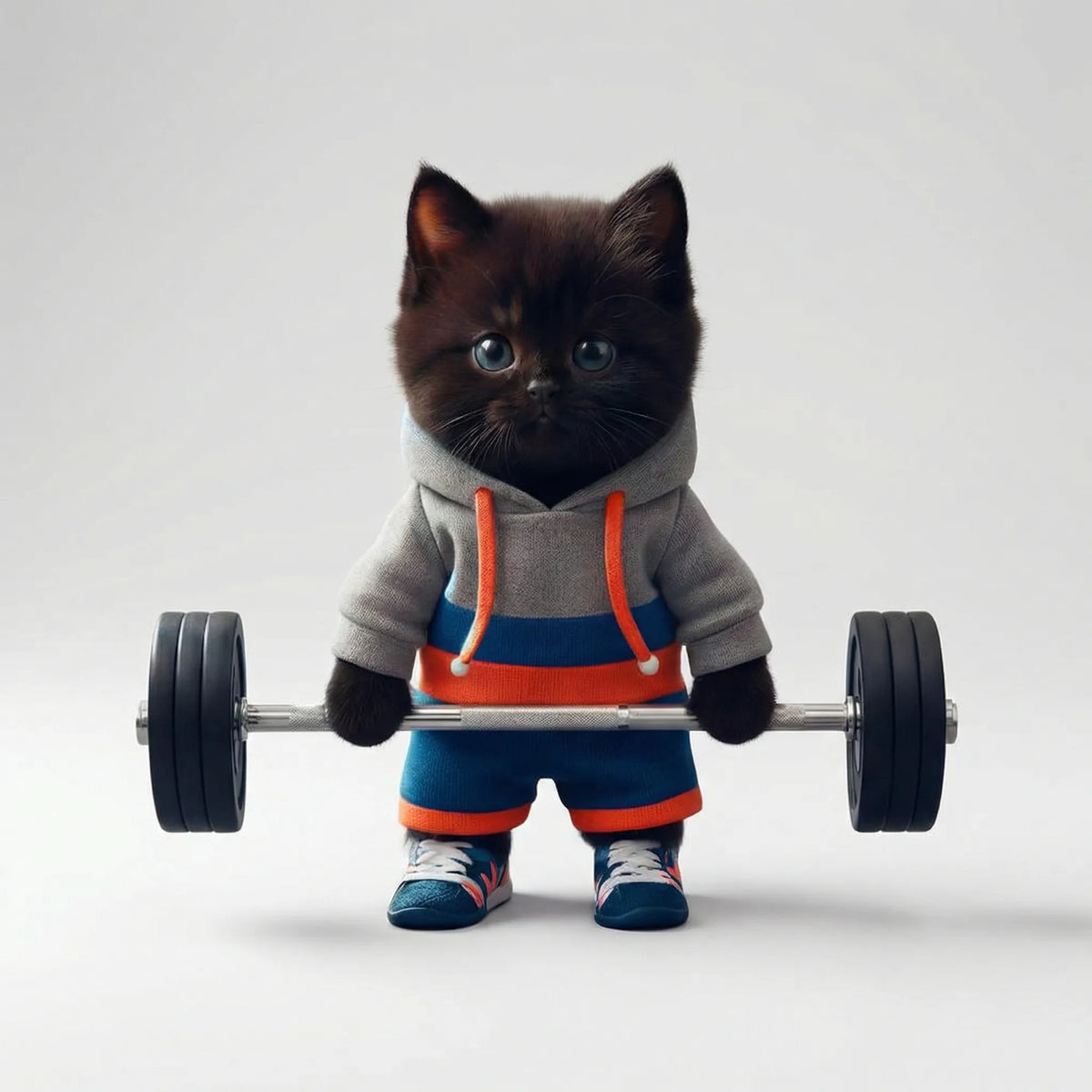 Grappig Kattenbeeldje Met Sportief Thema - Feliflex