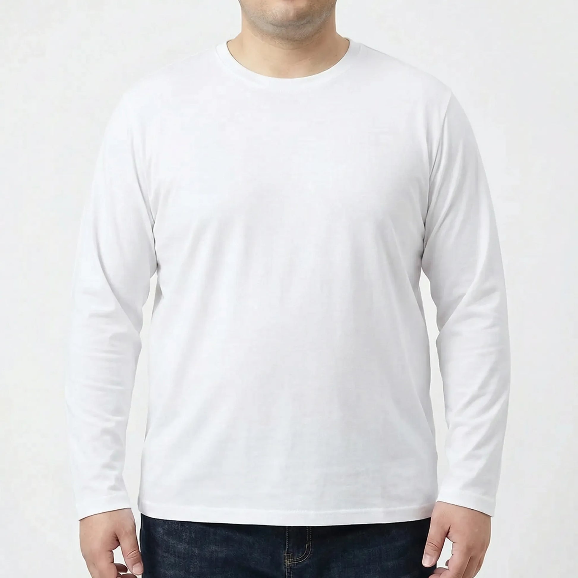 Große Größen Slim Fit Langarmshirt für Herren - Kurt