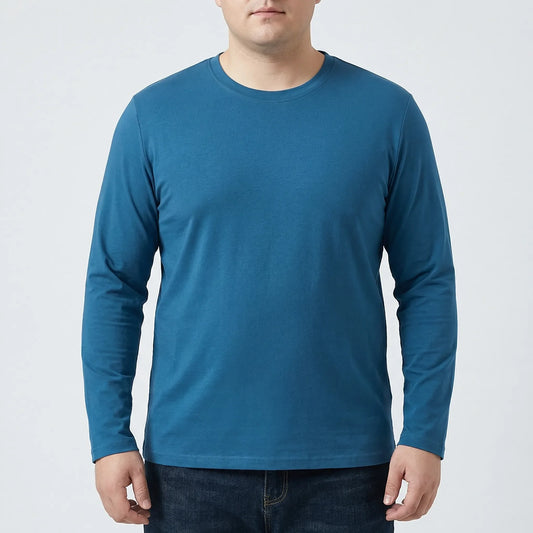 Große Größen Slim Fit Langarmshirt für Herren - Kurt