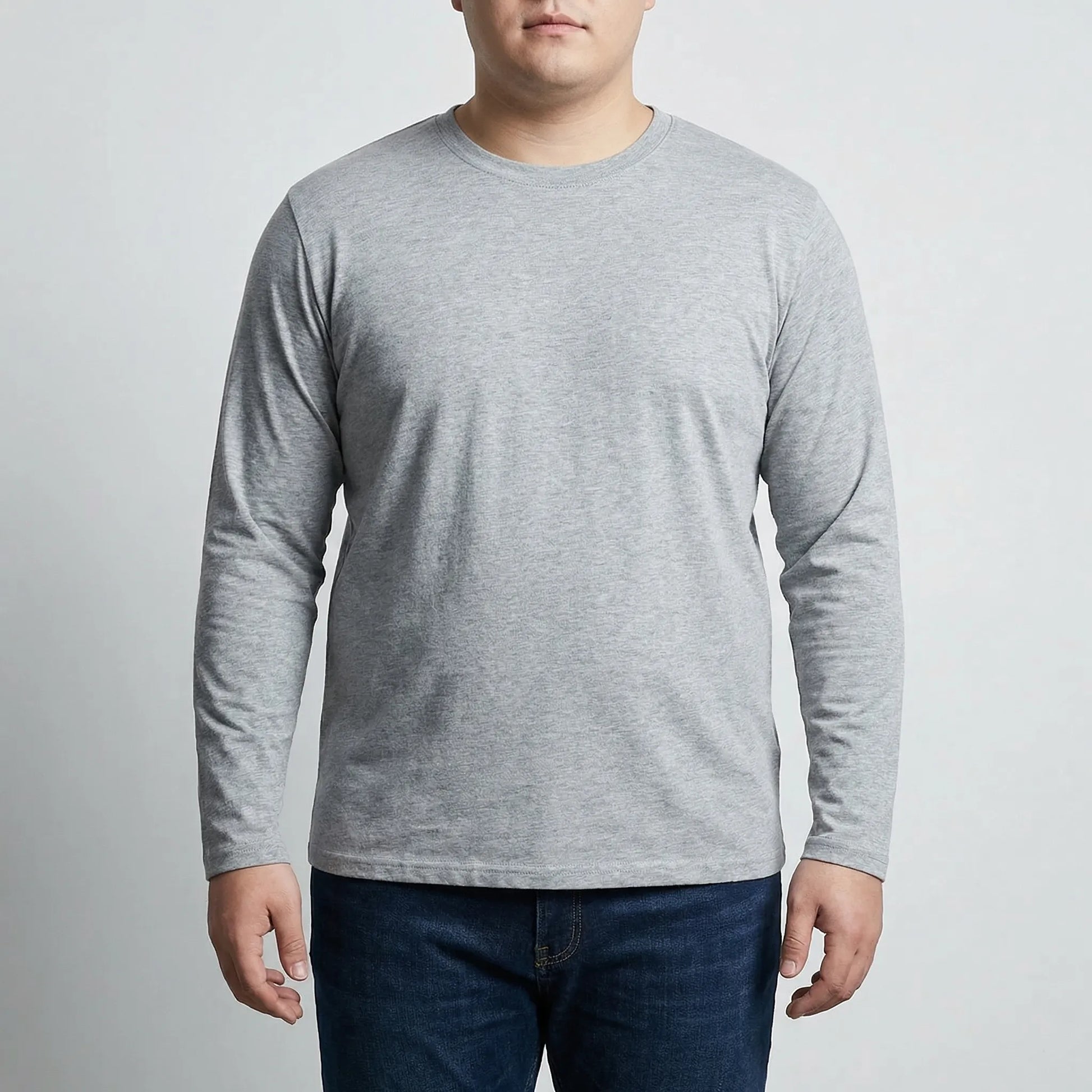 Große Größen Slim Fit Langarmshirt für Herren - Kurt