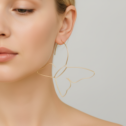 Große Schmetterlingsohrringe - ButterflyShine 