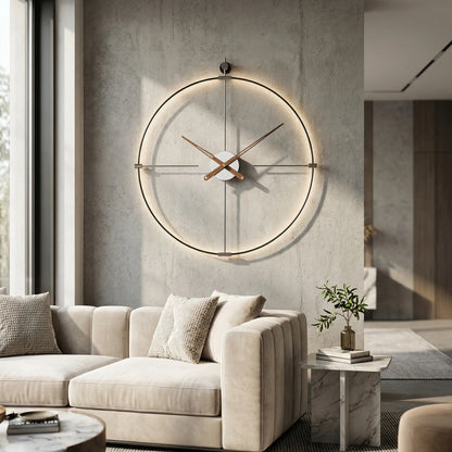 Grote Ronde Wandklok In Minimalistische Stijl - Walloop
