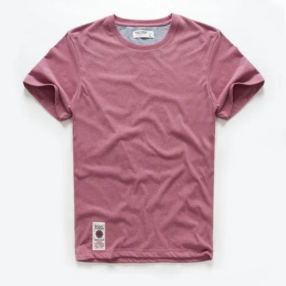 Klassisches Baumwoll-T-Shirt mit zeitlosem Look – Victor
