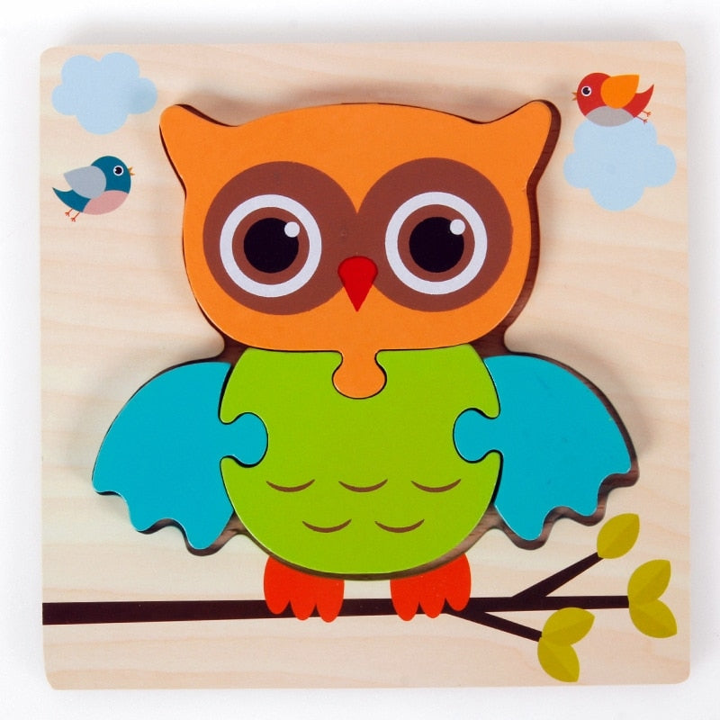 Montessori Lernpuzzle aus Holz – FarbenFreude (1+1 Gratis)