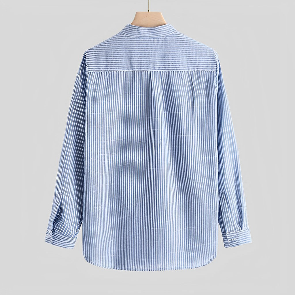 Herren-Sommerhemd mit modernem Schnitt – Cas