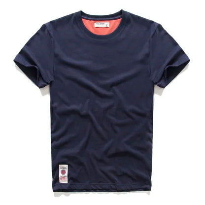 Klassisches Baumwoll-T-Shirt mit zeitlosem Look – Victor