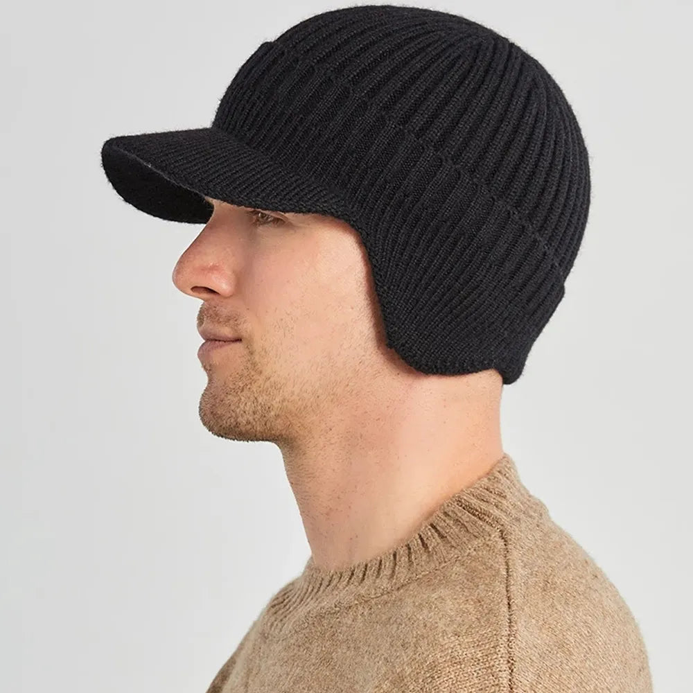 Herren Strickmütze mit Ohrenklappen – Kian