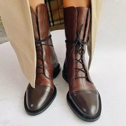 Herbstliche Vintage Damen Stiefeletten – Marvella