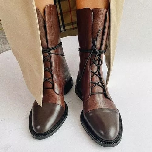 Herbstliche Vintage Damen Stiefeletten – Marvella
