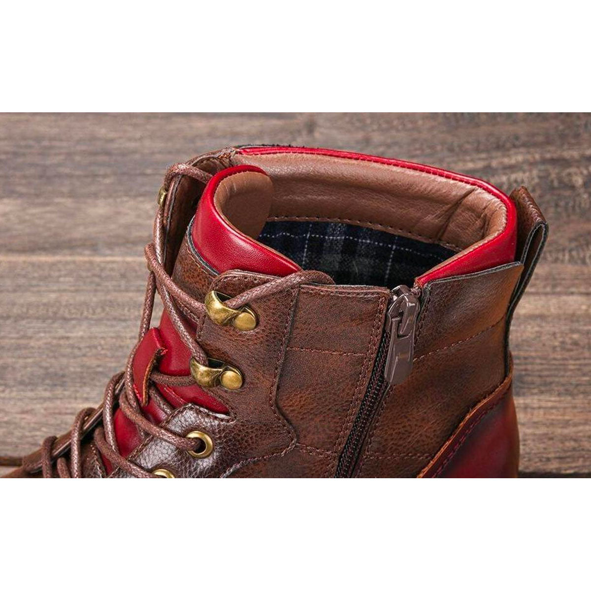 Braune Herren Oxford Stiefel – Jules