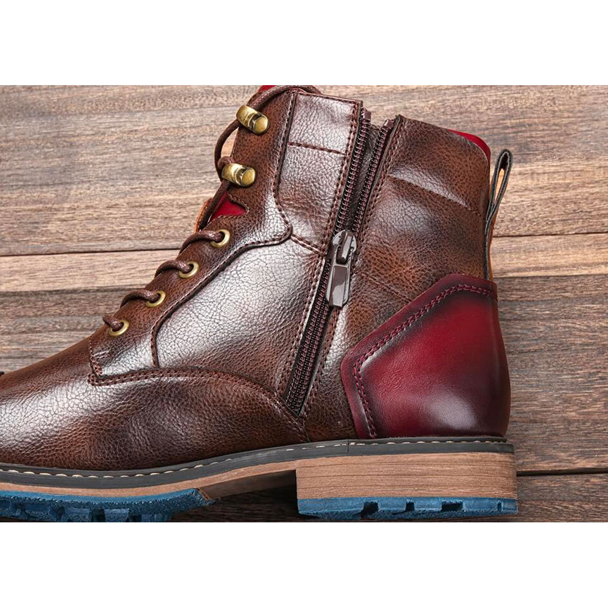 Braune Herren Oxford Stiefel – Jules