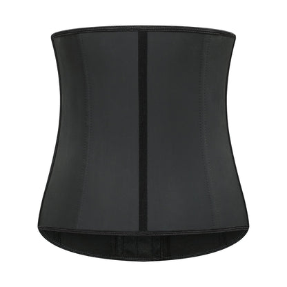 Schwarzes Taillenkorsett aus Latex für Damen, formend, figurbetont, Fitness, Shapewear.
