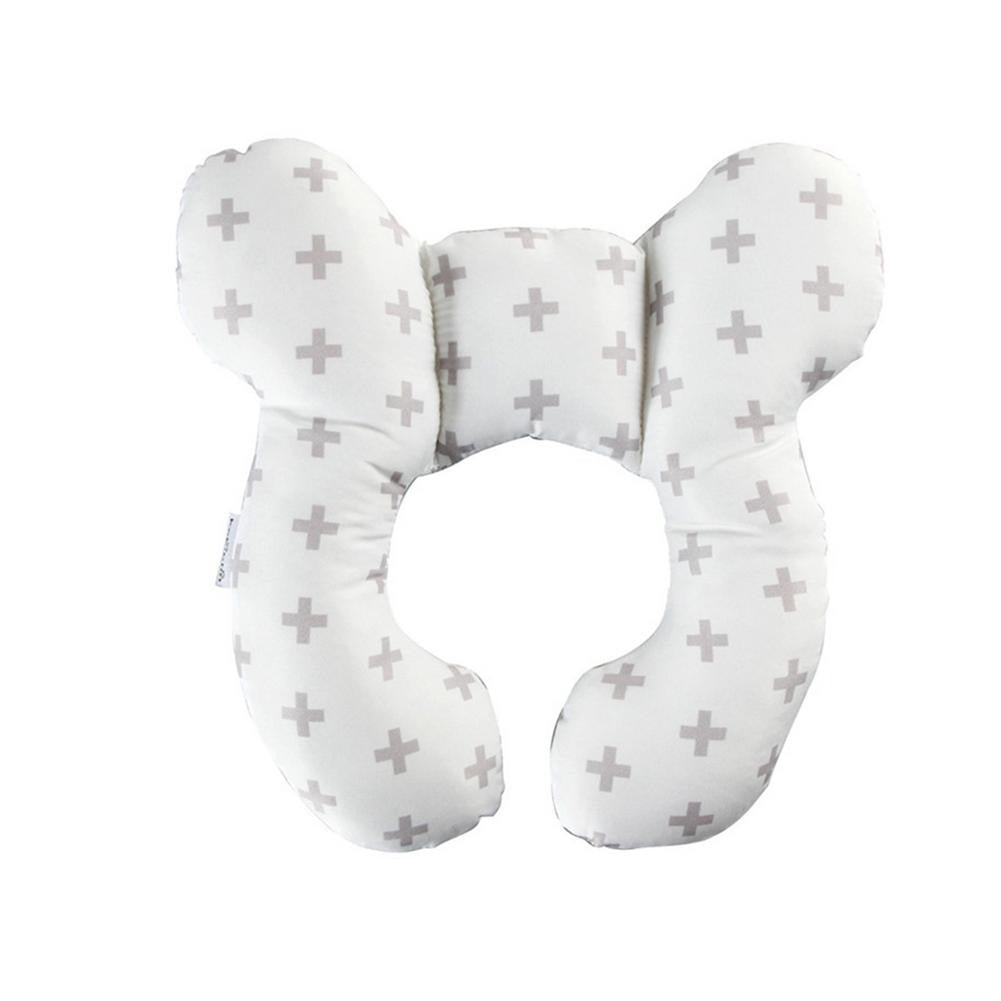 U-förmiges Baby-Nackenkissen für Reisen und Kinderwagen – Kuschelstütze