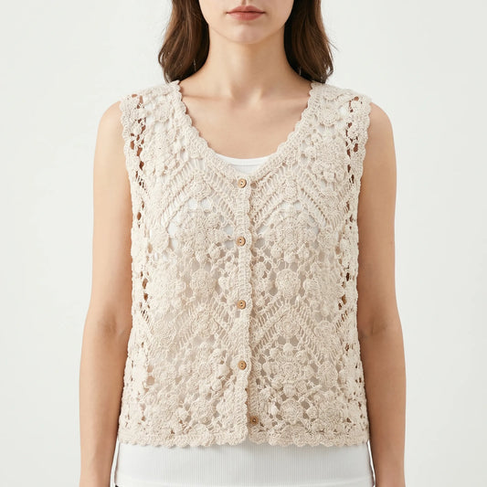 Häkelweste Boho Für Den Sommer -  Jana