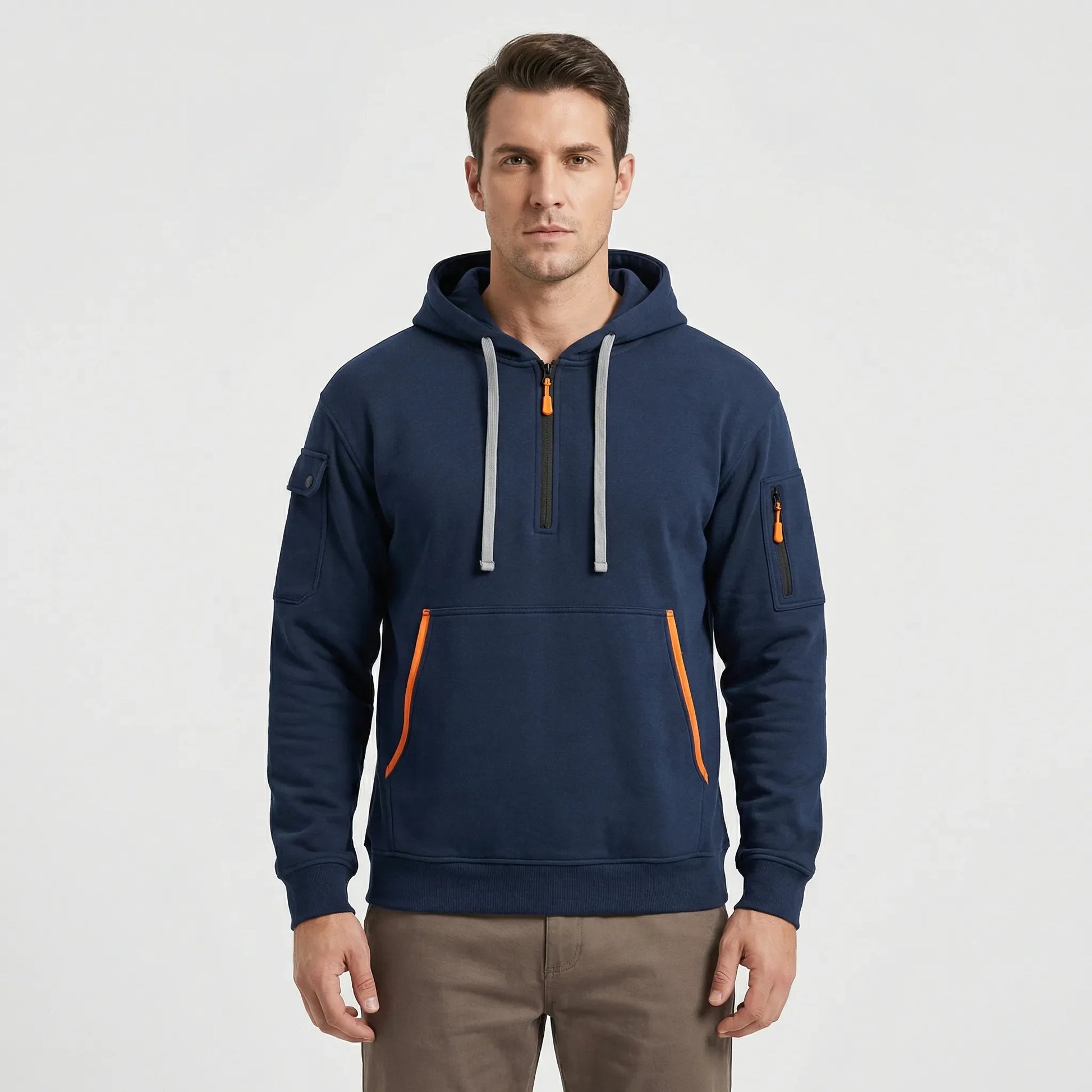 Halbzip Kapuzenpullover Herren - Diego