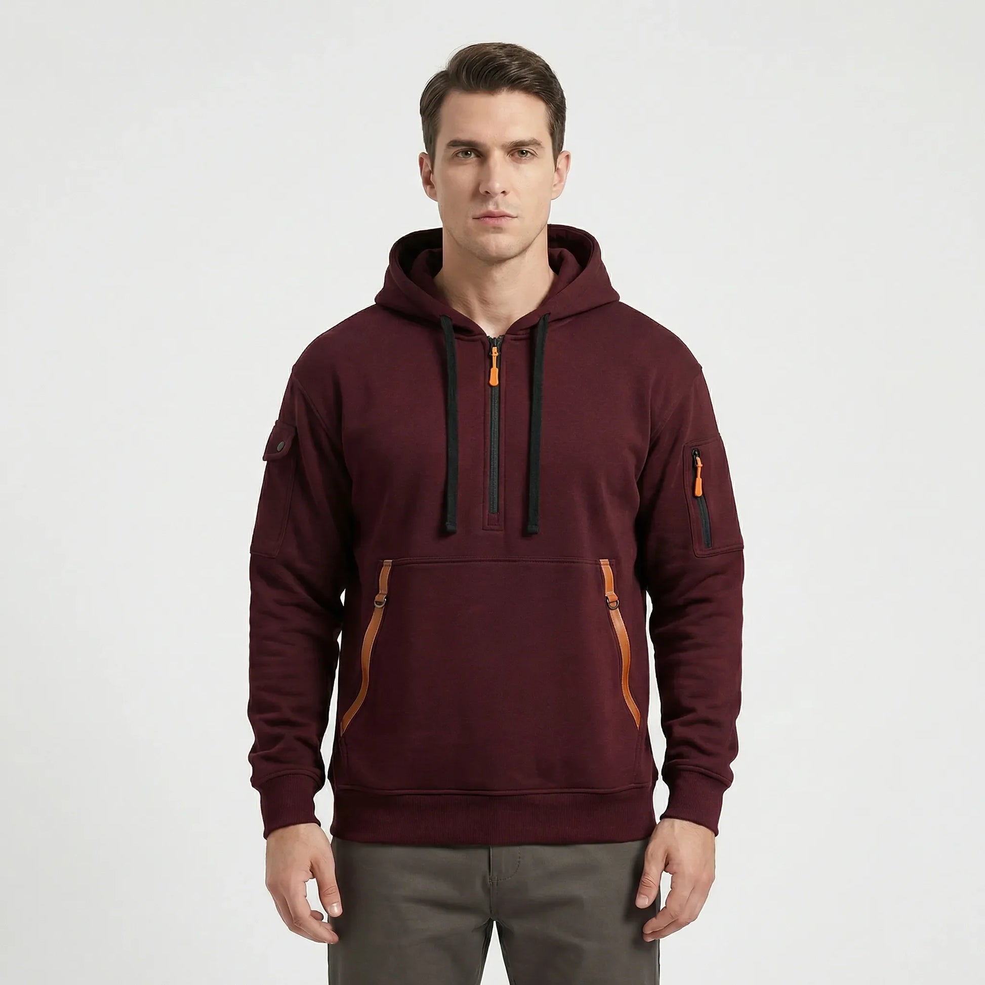 Halbzip Kapuzenpullover Herren - Diego