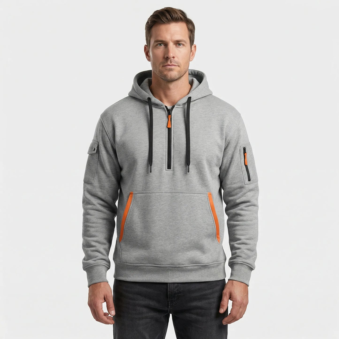 Halbzip Kapuzenpullover Herren - Diego