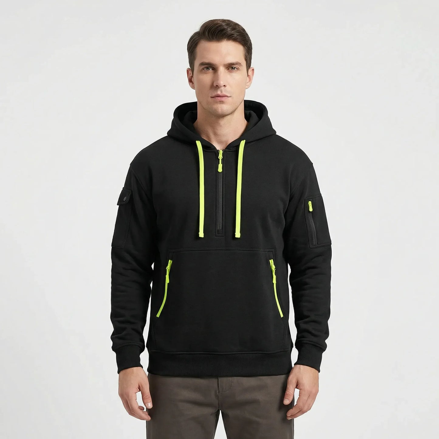 Halbzip Kapuzenpullover Herren - Diego
