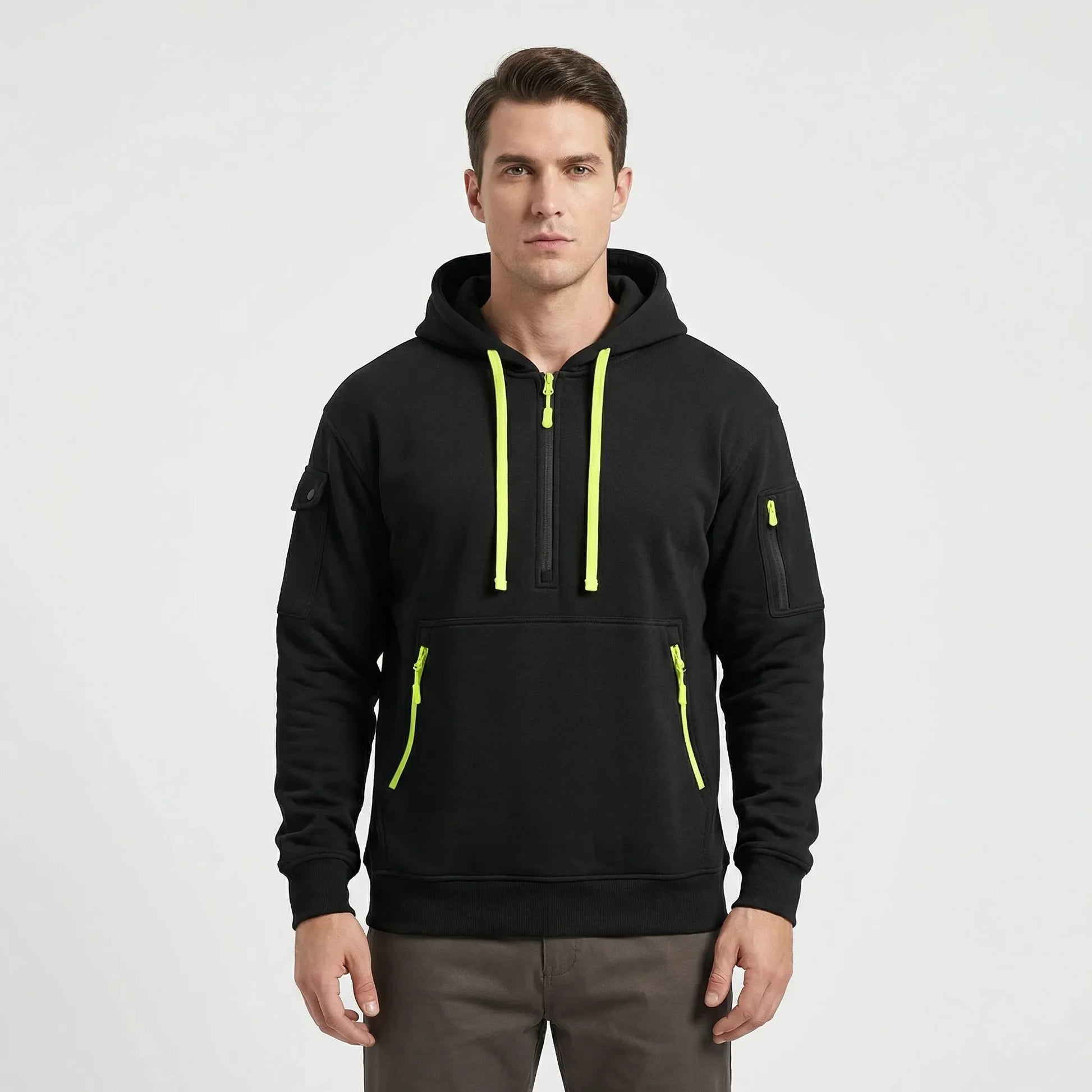 Halbzip Kapuzenpullover Herren - Diego