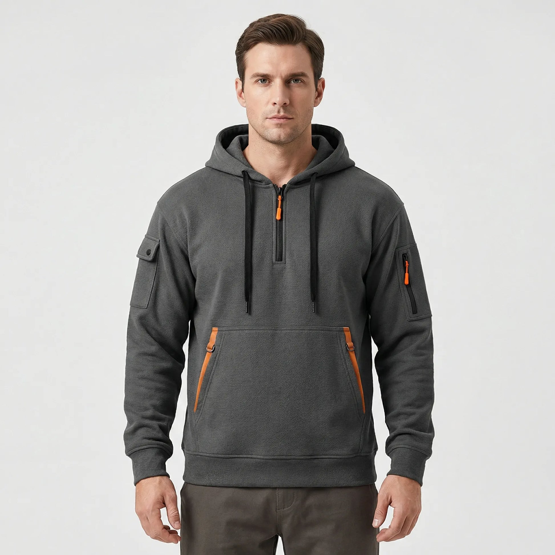 Halbzip Kapuzenpullover Herren - Diego