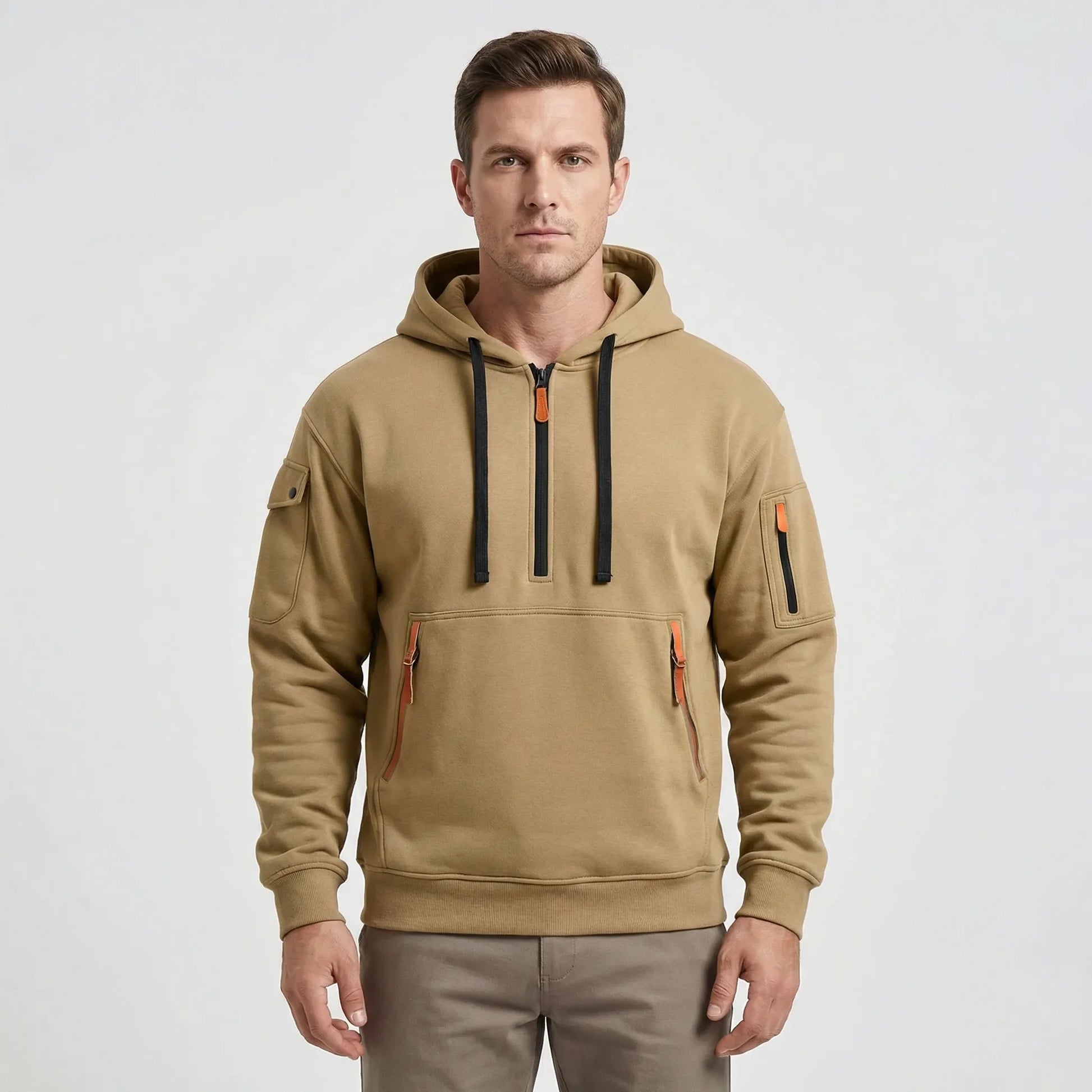 Halbzip Kapuzenpullover Herren - Diego