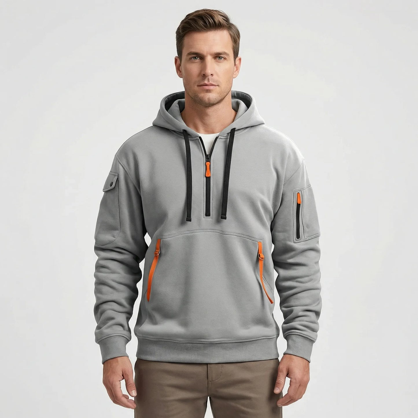 Halbzip Kapuzenpullover Herren - Diego