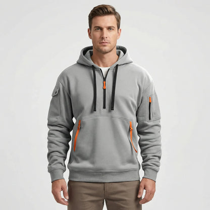 Halbzip Kapuzenpullover Herren - Diego