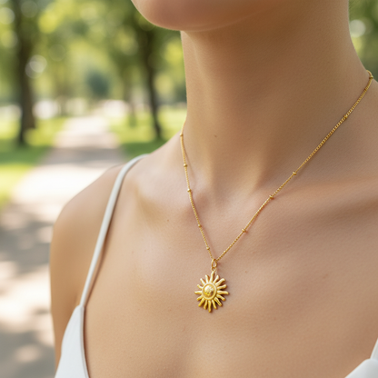 Halskette Mit Sonnenanhänger - SunshineLink 