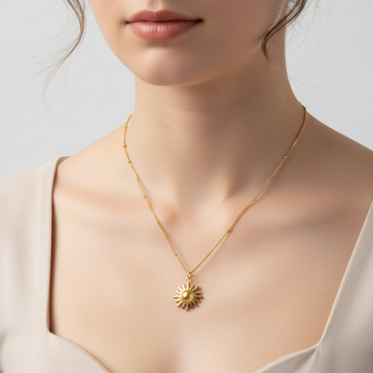 Halskette Mit Sonnenanhänger - SunshineLink 