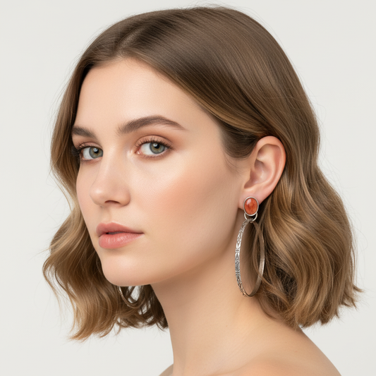 Handgefertigte Ohrringe - VintageGlam 