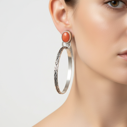 Handgefertigte Ohrringe - VintageGlam 