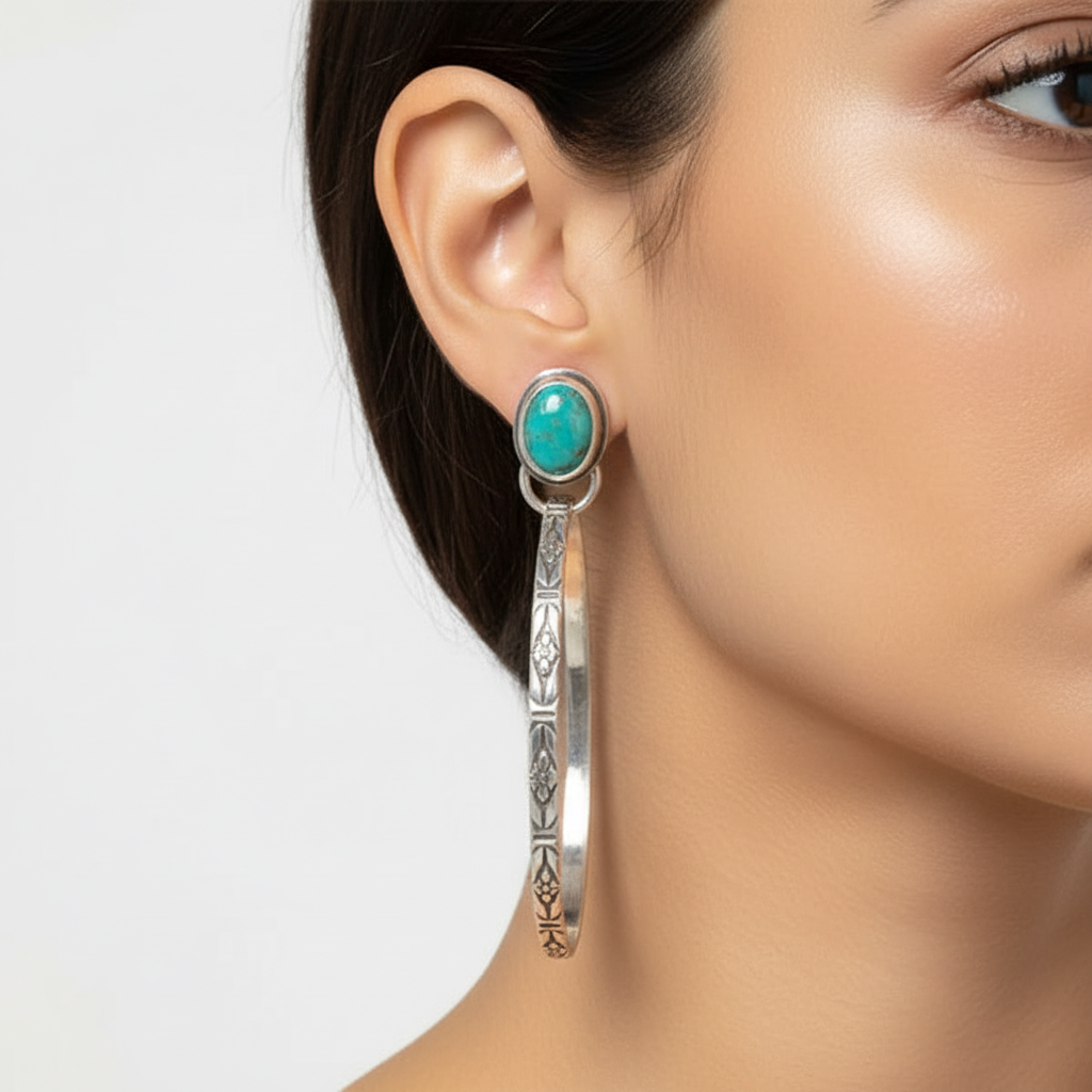 Handgefertigte Ohrringe - VintageGlam 