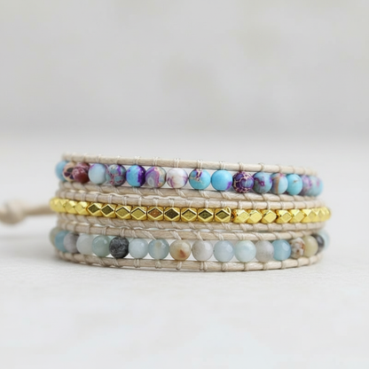 Handgefertigtes Wickelarmband - ChakraWrap 
