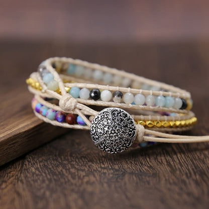 Handgefertigtes Wickelarmband - ChakraWrap 