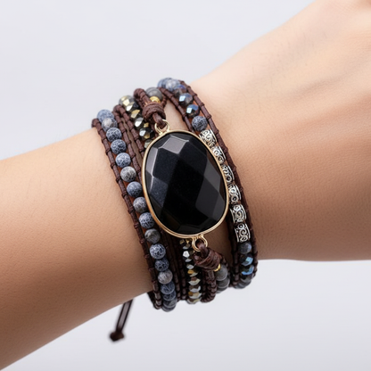 Handgefertigtes Wickelarmband - PowerBand 