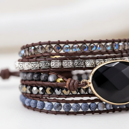 Handgefertigtes Wickelarmband - PowerBand 