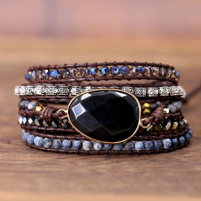 Handgefertigtes Wickelarmband - PowerBand 