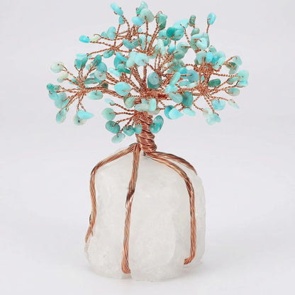 Handgemaakte Levensboom Met Edelsteentjes - Crystroot