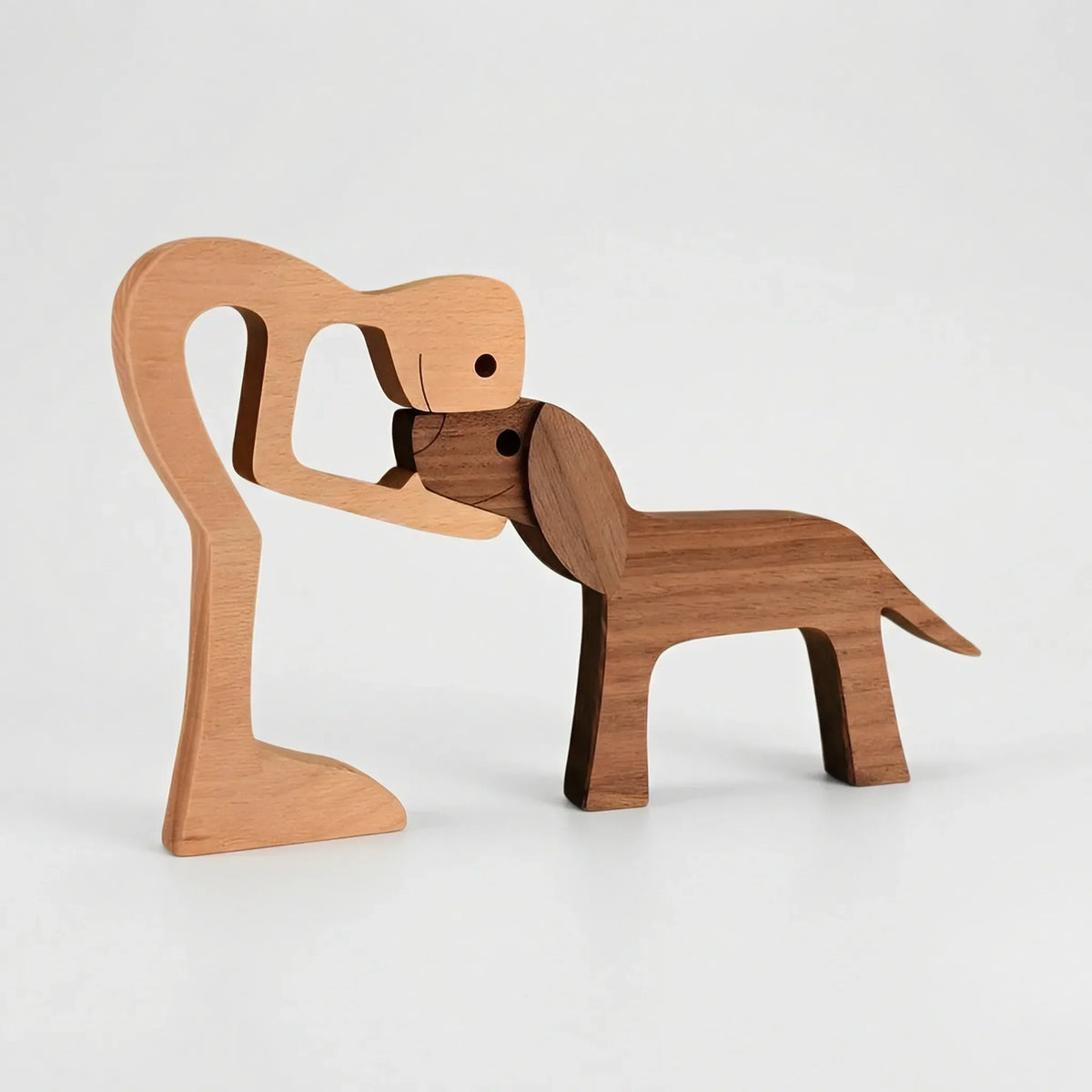Handgemaakte Sculptuur Mens En Hond - Loyalcraft