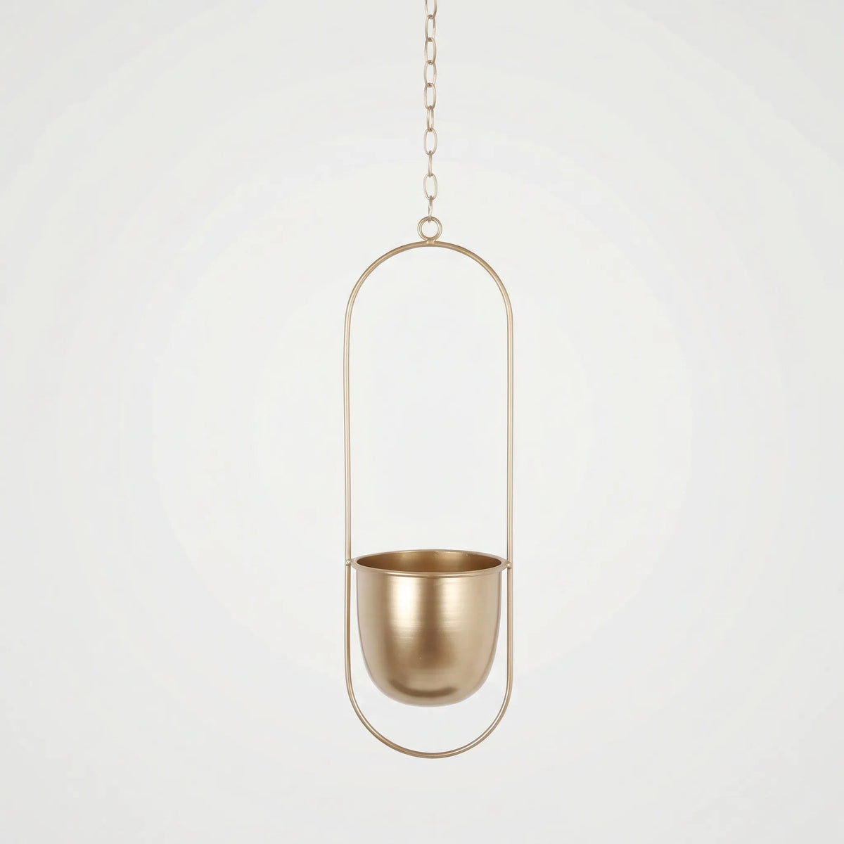 Hangende Bloempot Met Geometrisch Frame - Floraveil